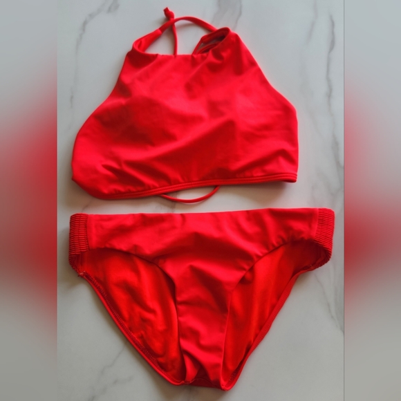 Billabong red/coral bikini - Picture 1 of 5